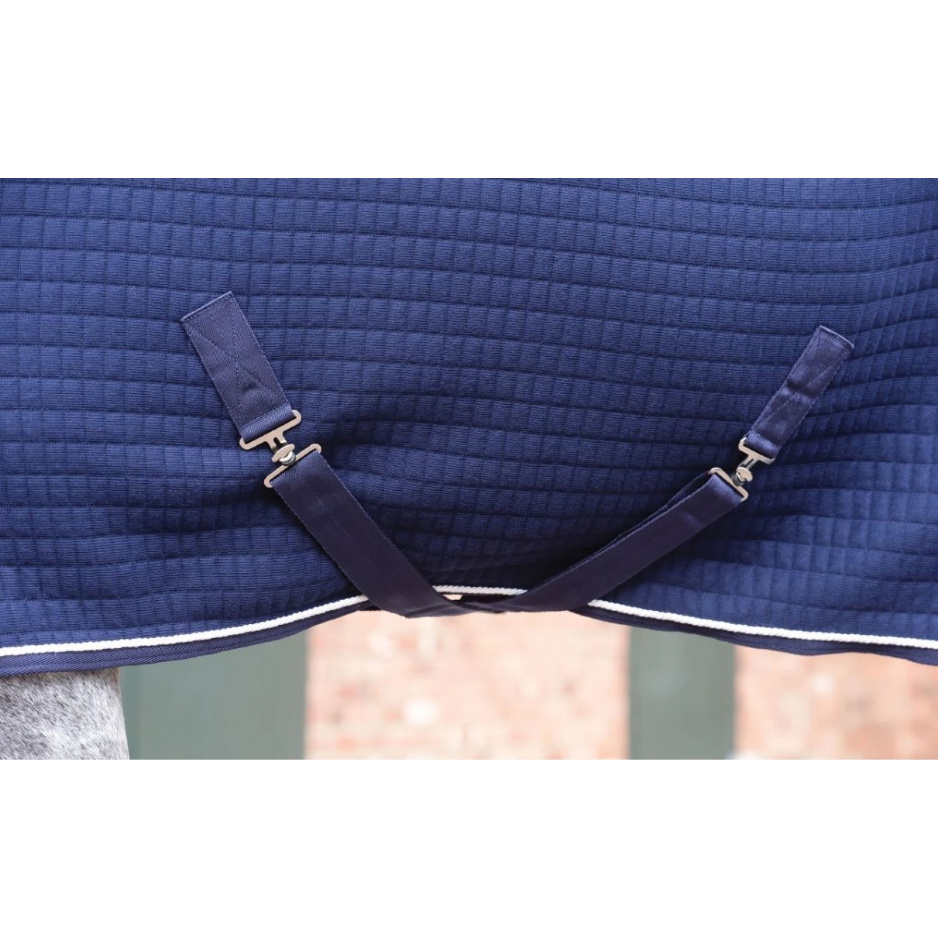 Weatherbeeta Thermocell Standard Hals Kühler Fleece Decke 100621 - Navy / White